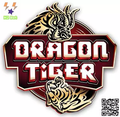 Mesa ao vivo do jogo Lightning Dragon Tiger com cartas Dragon e Tiger